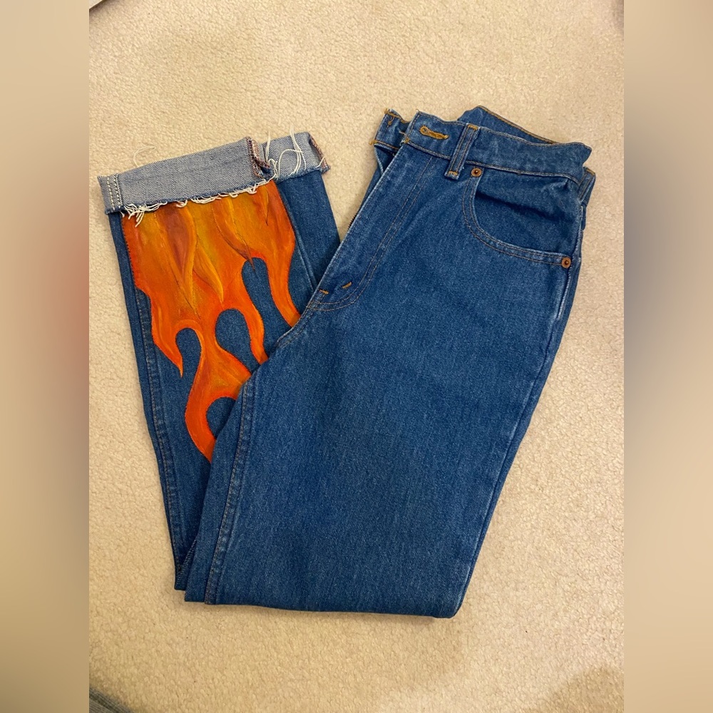 Hand Painted Denim Levi’s